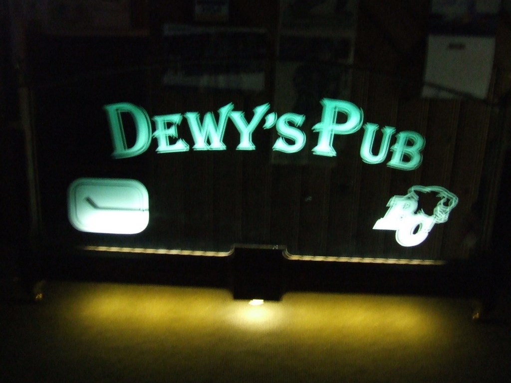 Sandblasted Glass pub sign
