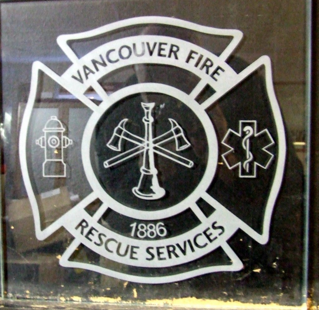 Sandblasted Glass fire service