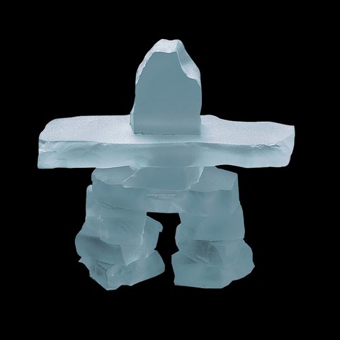 glass inukshuk