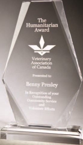 etched acrylic award