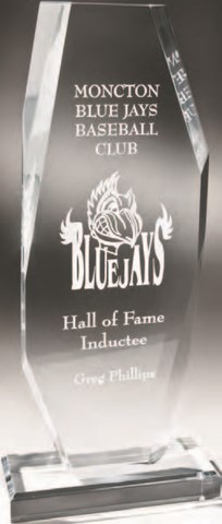 etched acrylic award