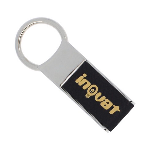 Leatherette key fob black