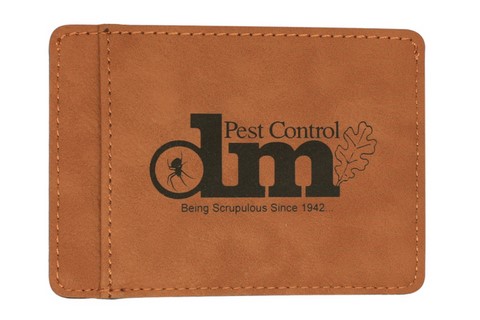 Leatherette Wallet Brown