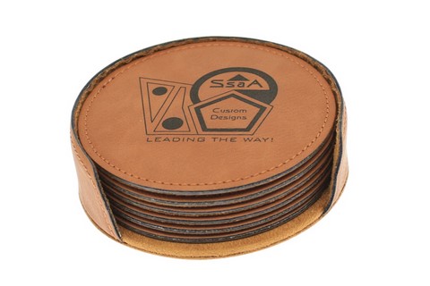 Leatherette coaster