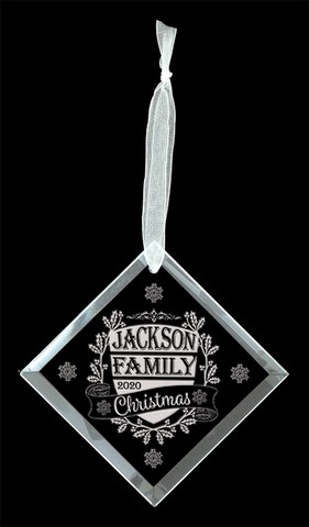 Crystal Christmas Ornament