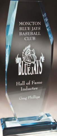 etched acrylic award